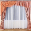 Комплект штор, цвет: розовый, высота: 270 см Модель 023 РеалТекс 2010 г ; Упаковка: чехол инфо 11372o.