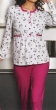 Пижама "Funky" Размер 48 (it), цвет: серый, малиновый 91045 малиновый Производитель: Италия Артикул: 91045 инфо 1901o.