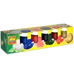 Гуашь с блестками, 6 цветов Набор для творчества Возраст: от 5 лет Элементов: 6 SES Creative; Голландия 2008 г ; Артикул: 00317; Упаковка: Коробка Не рекомендуется детям до 3-х лет инфо 6287o.