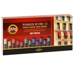 Набор сухих художественных мелков "Toison D'or", 12 цветов 2,5 см Состав 12 мелков инфо 6290o.
