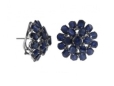 Серьги, серебро 925, сапфир 026 01 21spk-00274 2009 г инфо 10994r.