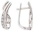 Серьги с бриллиантами ENE0214NBRWD-OX-W 2009 г инфо 11458r.