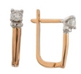 Серьги с бриллиантами 22-2457-0022 2009 г инфо 13019o.