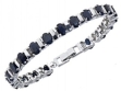Браслет, серебро 925, сапфир DC 003 03 21-00595 2010 г инфо 3042w.