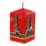 Свеча прямоугольная "Елочки" ароматизированная, 5,5 см x 5,5 см x 10 см см Изготовитель: Польша Артикул: СЕ-02 инфо 16a.