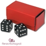 Игральные кости Swarowski в красном футляре (2 шт ) Renzo Romagnoli 2007 г инфо 2264c.